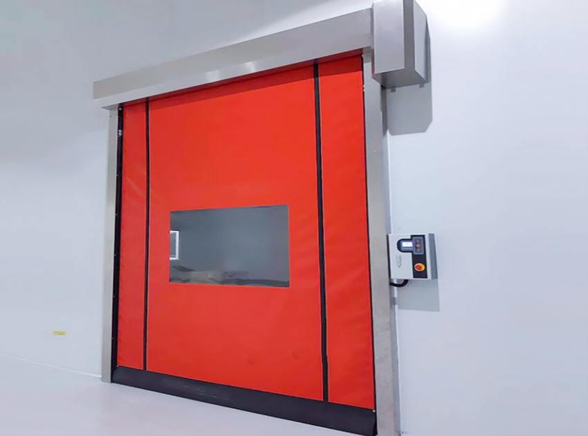Pharmaceutical Cleanroom Rapid Doors — construction details