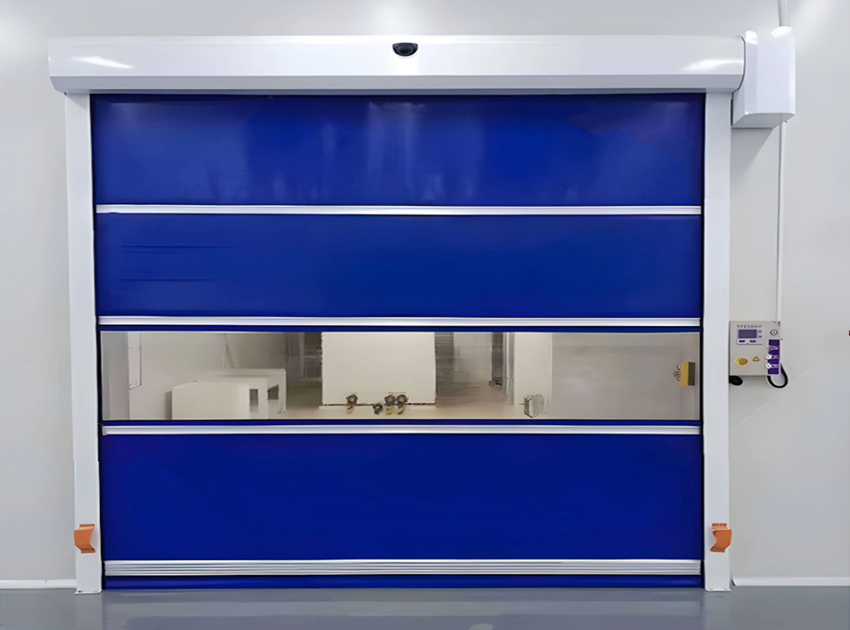 Electronics Cleanroom Rapid Doors — construction details